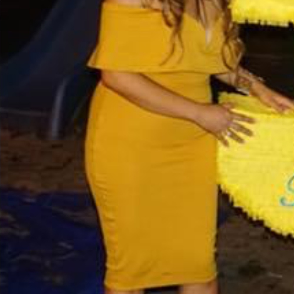 Off the shoulder dress